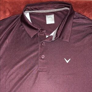 Callaway Men's Maroon Polo Shirt